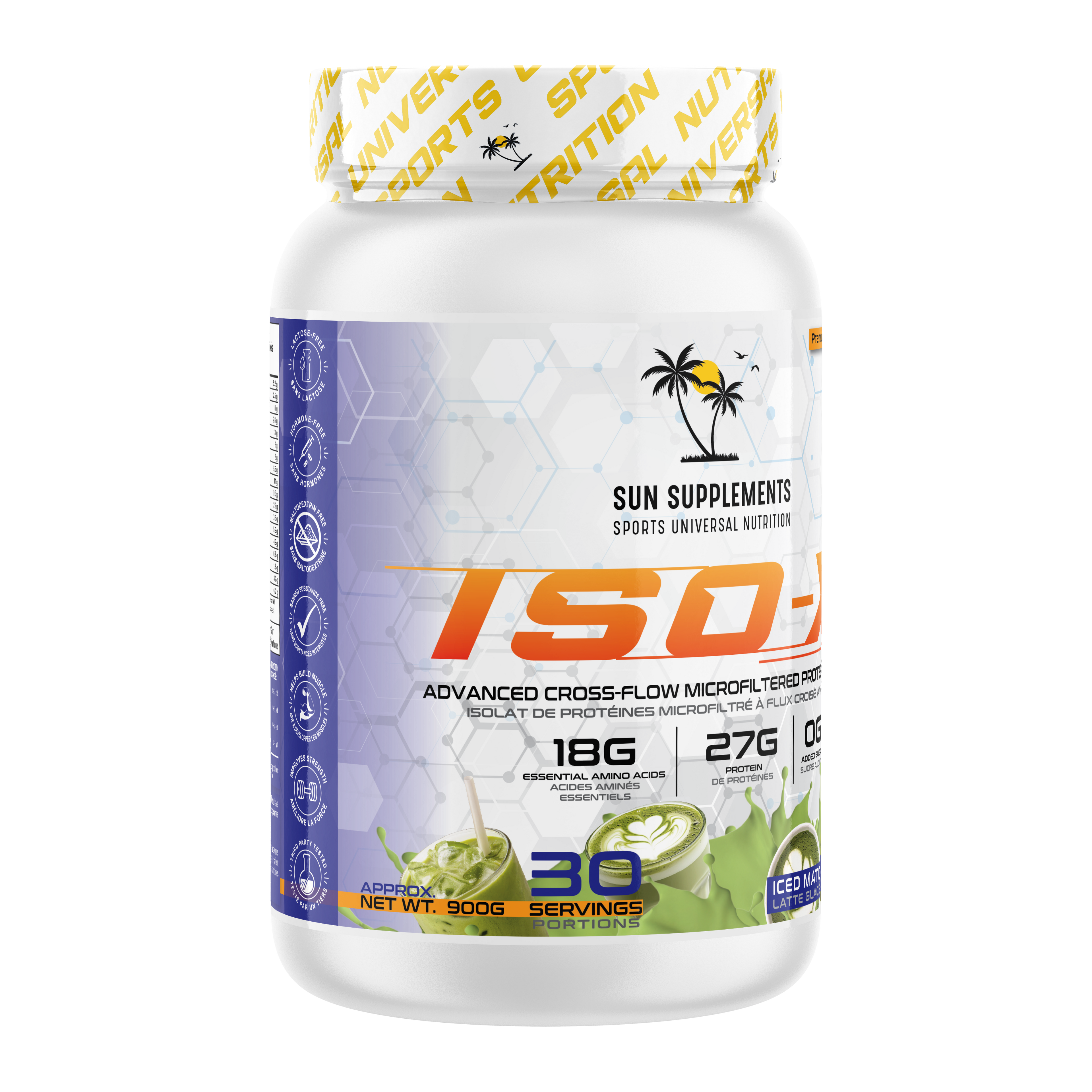 ISO-X - ICED MATCHA LATTE