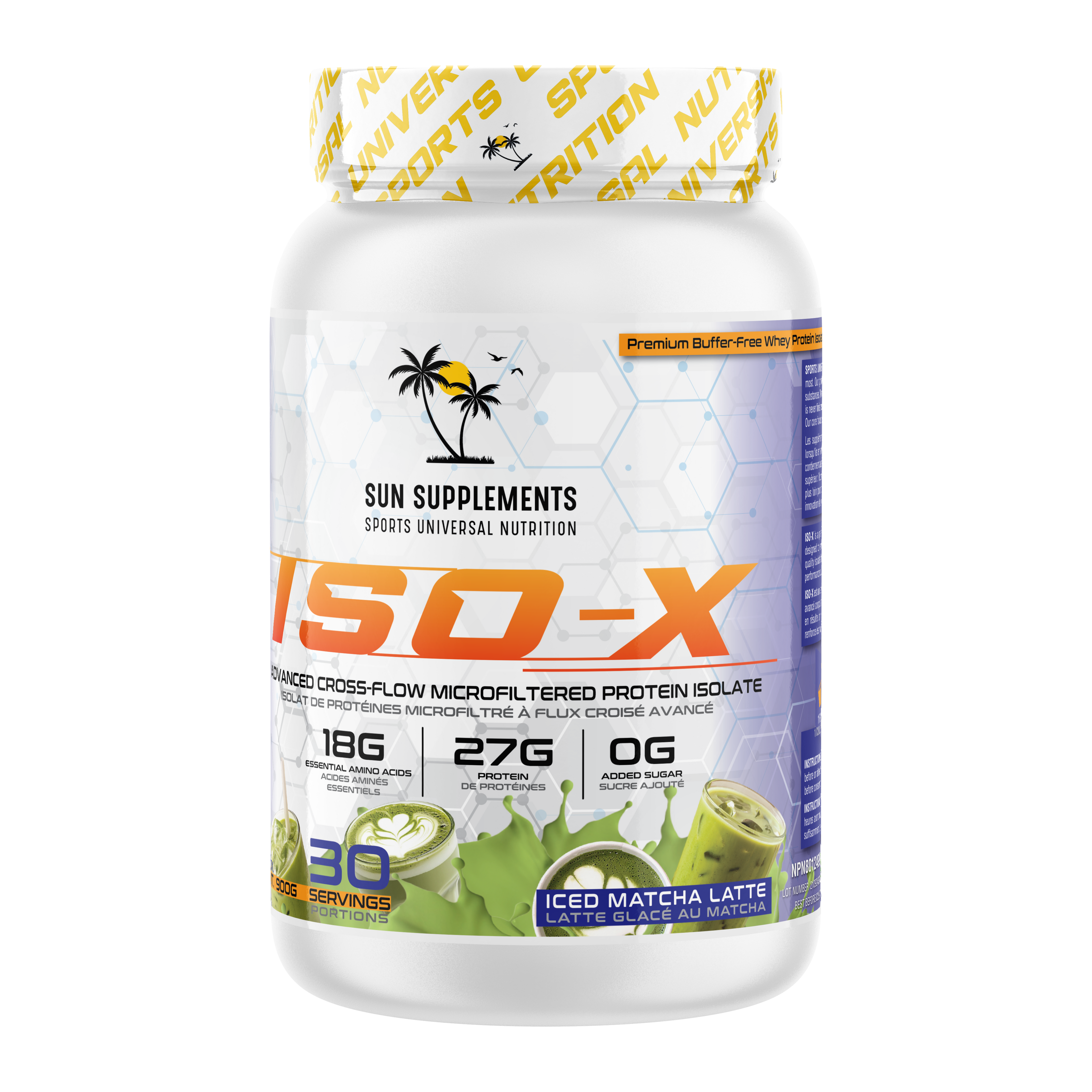 ISO-X - ICED MATCHA LATTE