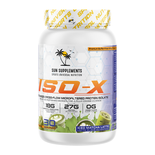 ISO-X - ICED MATCHA LATTE