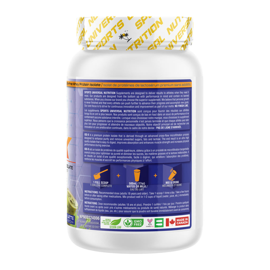 ISO-X - ICED MATCHA LATTE