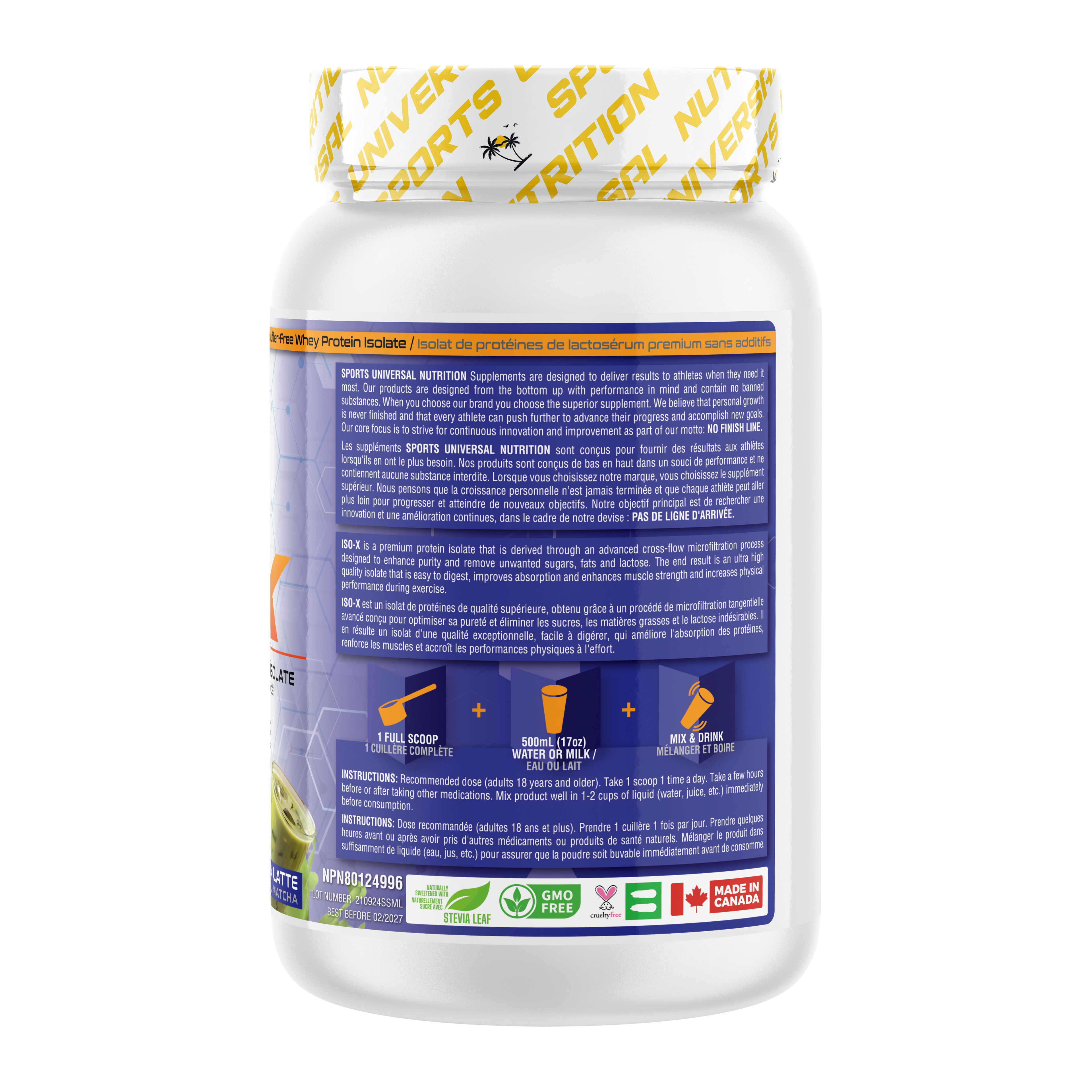 ISO-X - ICED MATCHA LATTE