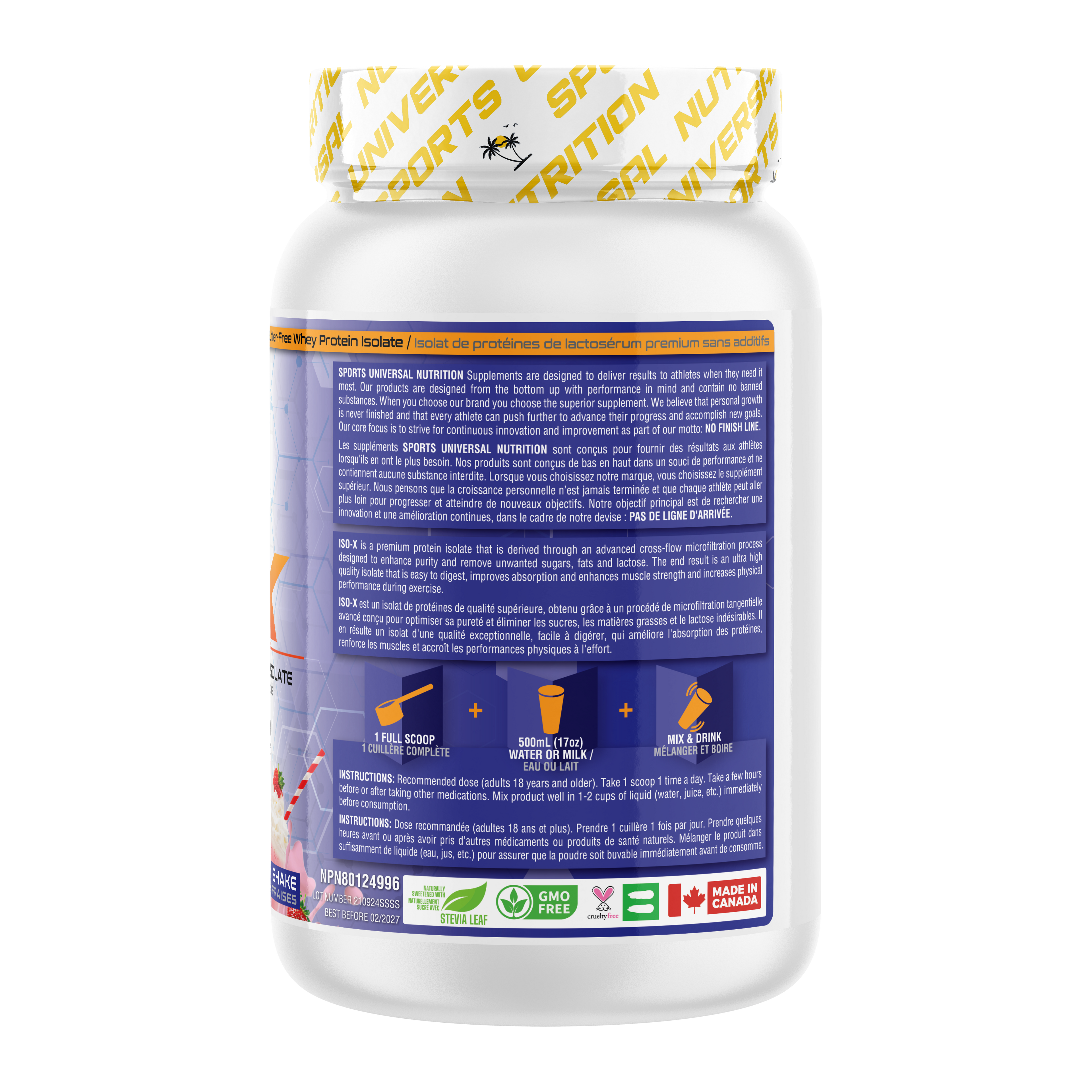 ISO-X - STRAWBERRY SHAKE