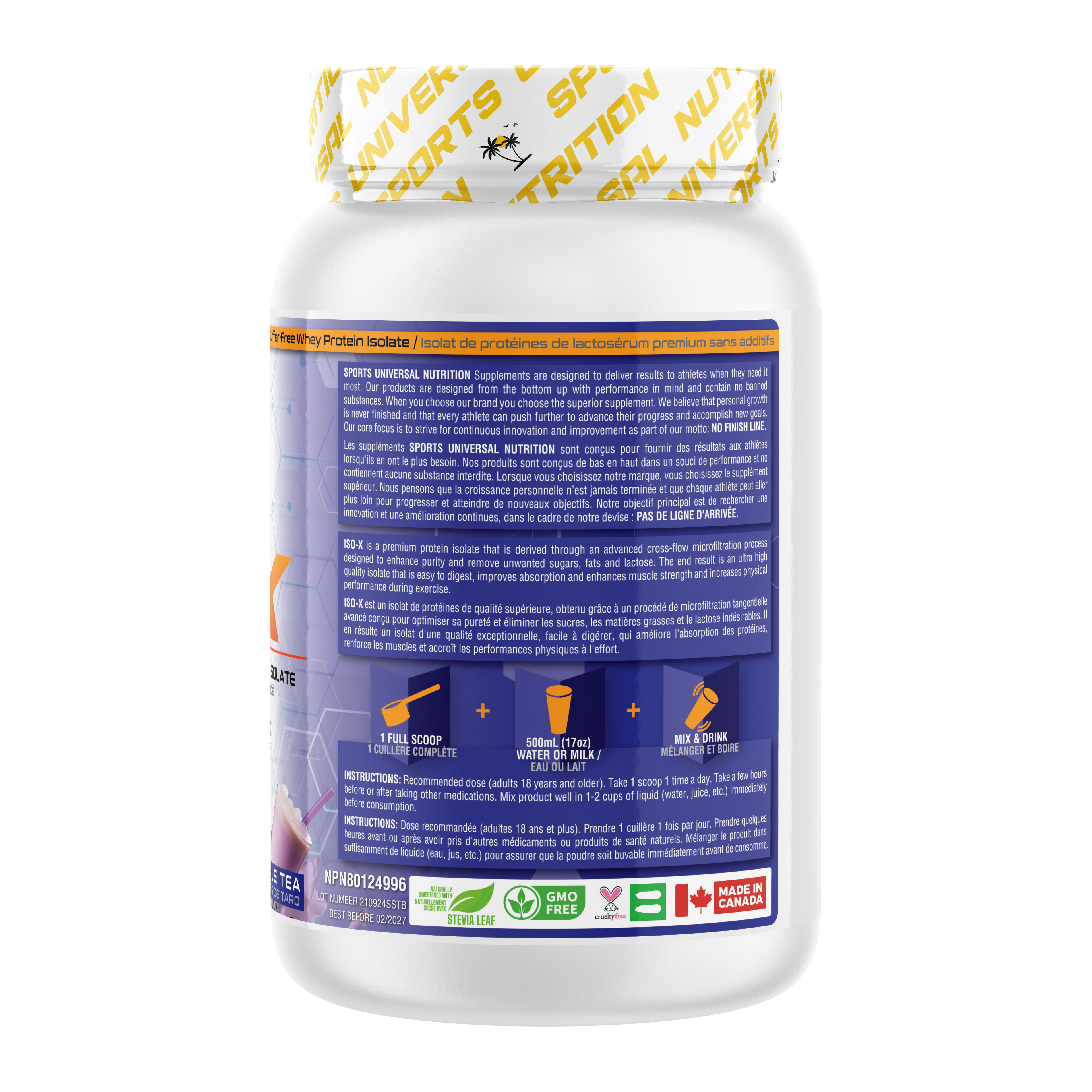 ISO-X - TARO BUBBLE TEA